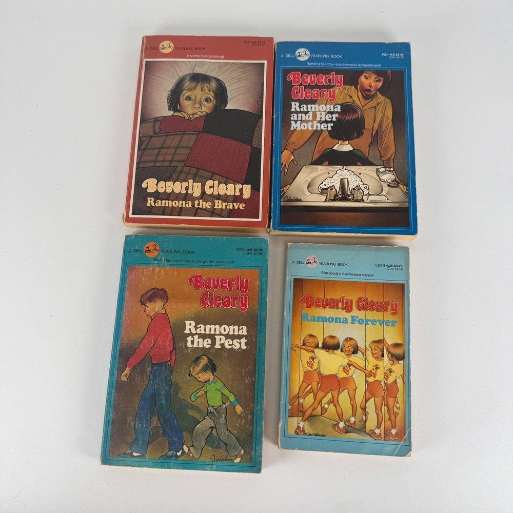 Vintage 80's Beverly Cleary Childrens Book‎ - Bundle of 4